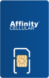 Affinity Cellular SIM card vertical