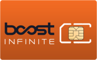 Boost Infinite SIM card - Horizontal