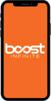 Image of cell phone with Boost Infinite logo