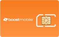 Boost Mobile SIM card - Horizontal