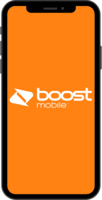 Image of cell phone with Boost Mobile logo