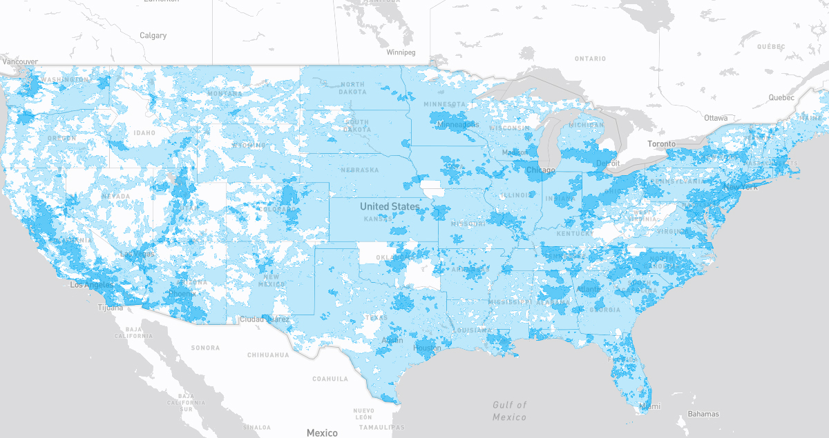 Cox Mobile coverage map