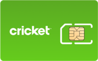 Cricket Wireless SIM card - Horizontal