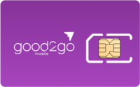 Good2Go Mobile SIM card - Horizontal