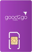 Good2Go Mobile SIM card vertical