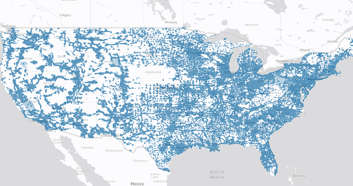 Kroger Wireless coverage map