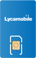 SIM Card - Lycamobile - 12GB for $20