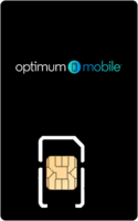 Optimum Mobile SIM card - Vertical