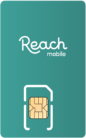 Reach Mobile SIM card - Vertical Reach Mobile SIM card - Vertical