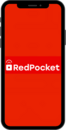 Red Pocket logo on phone