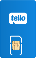 Tello SIM card vertical