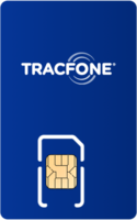 Tracfone SIM card vertical