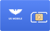 US Mobile SIM card - Horizontal