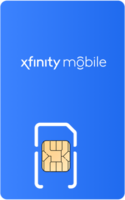 Xfinity Mobile SIM card vertical Xfinity Mobile SIM card vertical