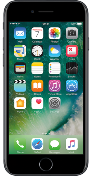 Apple iPhone 7 front Apple iPhone 7 front