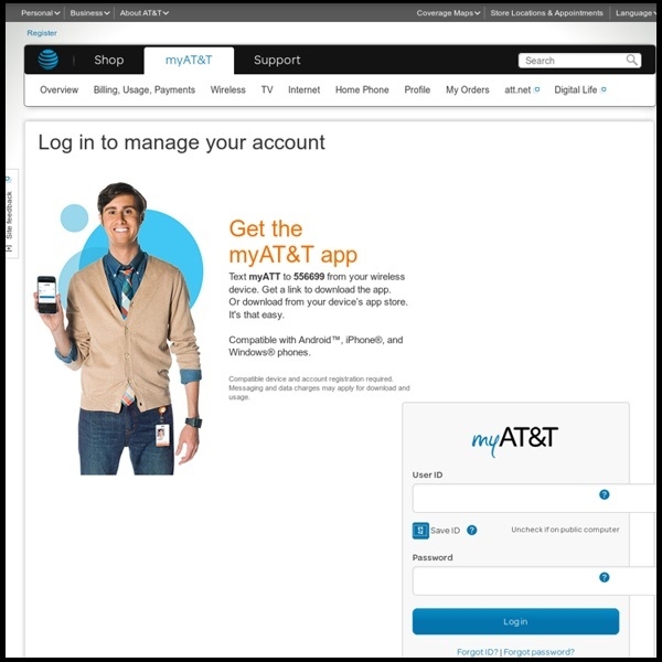 AT&T account management services