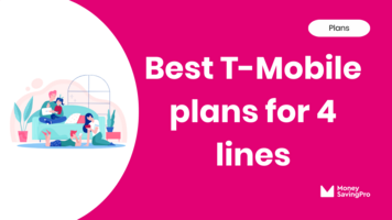 Best value T-Mobile plans for 4 lines in 2024