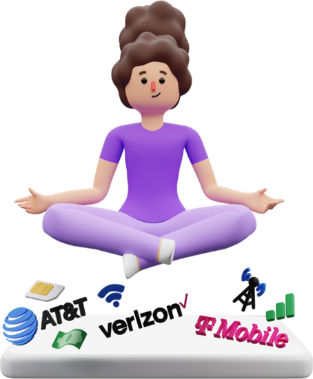 women floating over network logos women floating over network logos