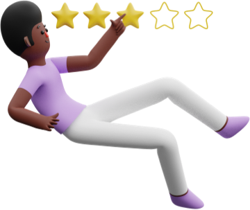 man pointing at stars
