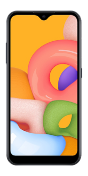 Samsung Galaxy A01 front Samsung Galaxy A01