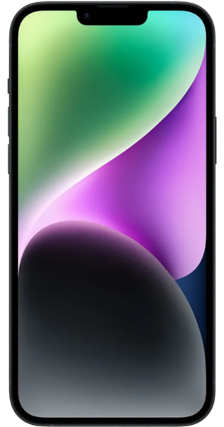 Apple iPhone 14 Plus front view Front. Apple iPhone 14 Plus