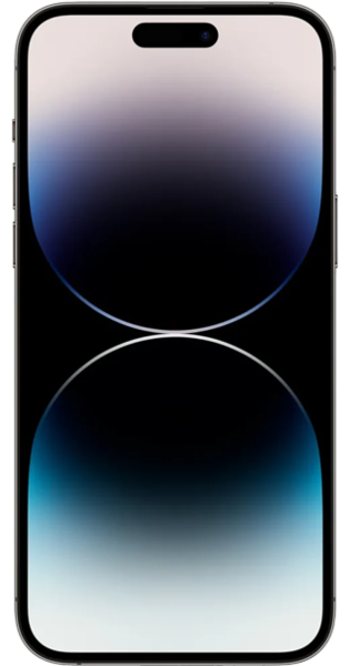 Apple iPhone 14 Pro Max front view Front. Apple iPhone 14 Pro Max