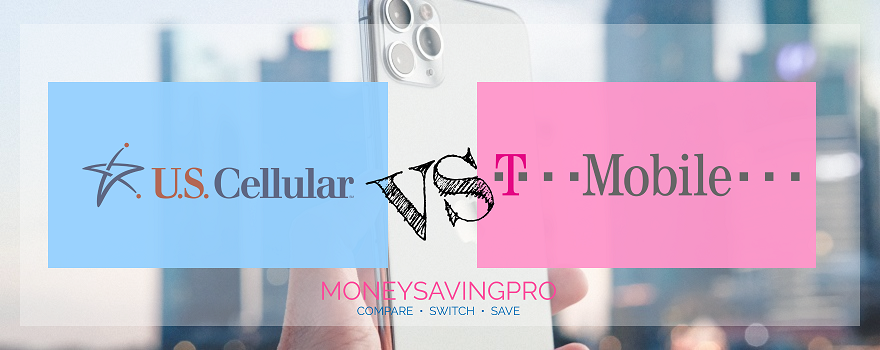 US Cellular vs T-Mobile 2021 - Plans, Coverage, Reviews | MoneySavingPro