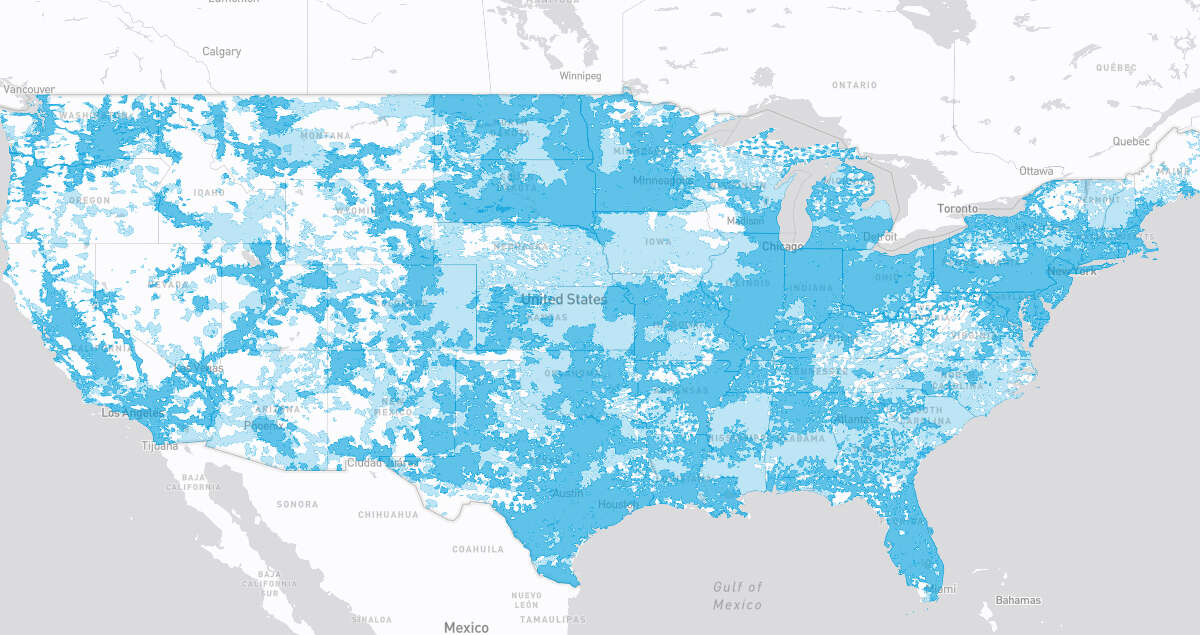 AT&T coverage map in Durham, NC