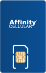 Image of cell phone with Affinity Cellular