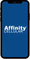 Image of cell phone with Affinity Cellular