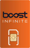 Image of cell phone with Boost Infinite