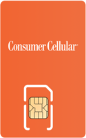 Image of cell phone with Consumer Cellular