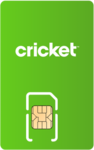 Image of cell phone with Cricket Wireless