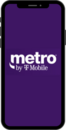 Metro by T-Mobile logo on phone