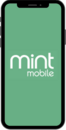 Mint Mobile logo on phone