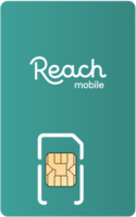 Image of cell phone with Reach Mobile