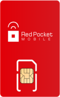 Image of cell phone with Red Pocket