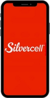 Image of cell phone with Silvercell Wireless Image of cell phone with Silvercell Wireless