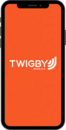 Twigby logo on phone