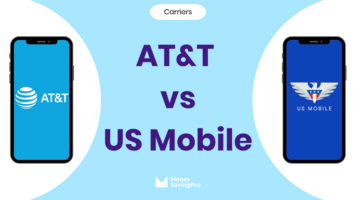 US Mobile on T-Mobile or Verizon vs AT&T on AT&T — US Mobile from $13/mo vs AT&T
