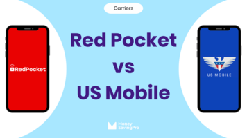 Red Pocket vs US Mobile: both on T-Mobile towers — from $10/mo vs $13/mo