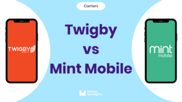 Twigby on Verizon vs Mint Mobile on T-Mobile — from $9/mo vs $15/mo