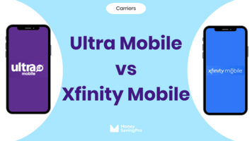 Ultra Mobile vs Xfinity Mobile: no bundle required — from $13/mo