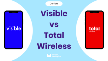 Visible vs Total Wireless: both on Verizon towers — from $25/mo vs $25/mo Visible vs Total Wireless: both on Verizon towers — from $25/mo vs $25/mo